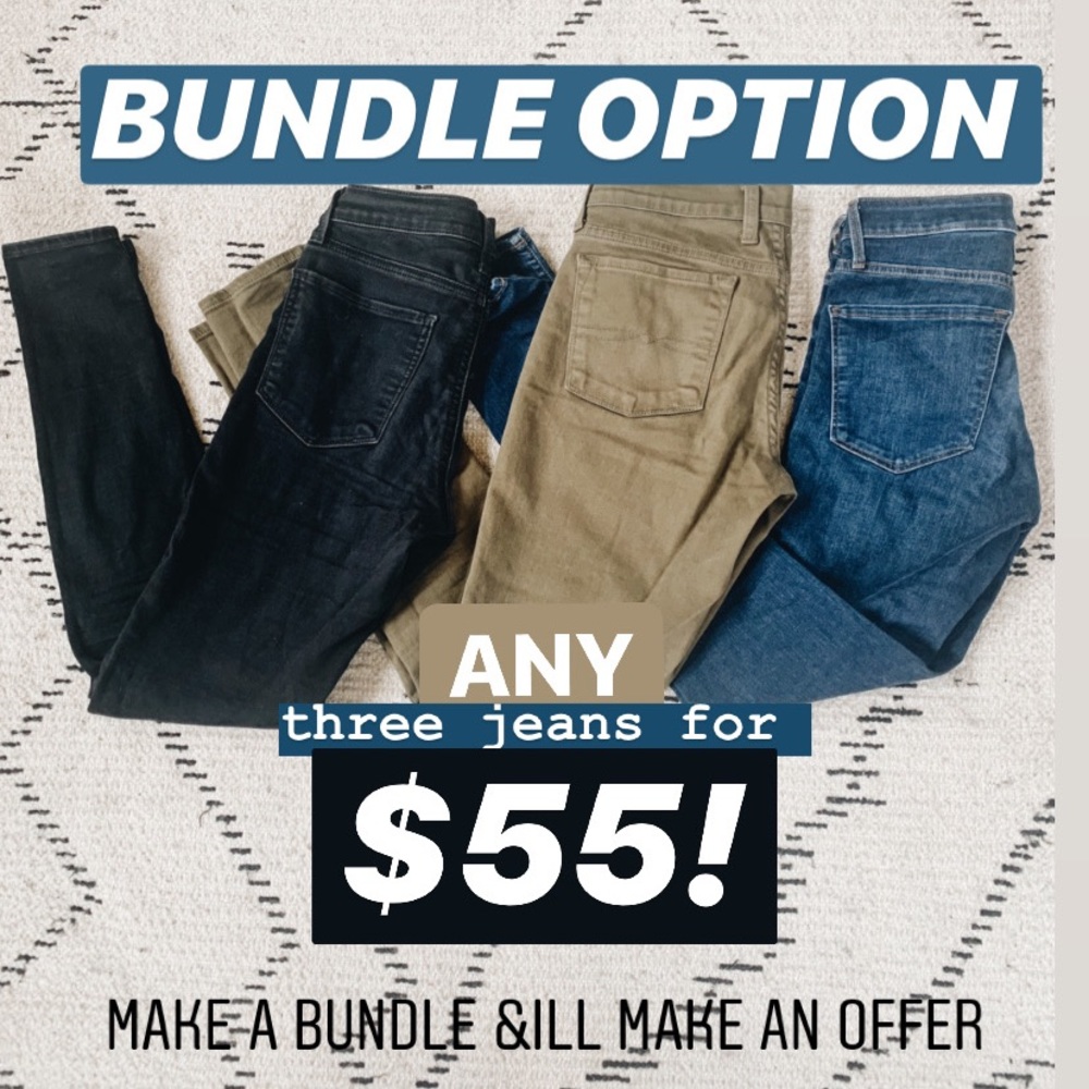 ANY Three Jeans for $55!